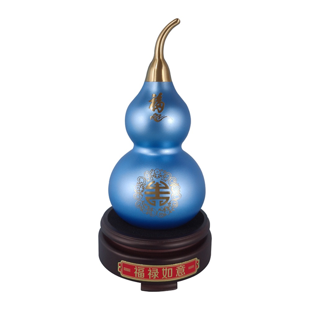 Woodworking Novel - Kleines chinesisches, charakteristisches Kürbis-Handwerksornament, neuartige Metallgeschenke,