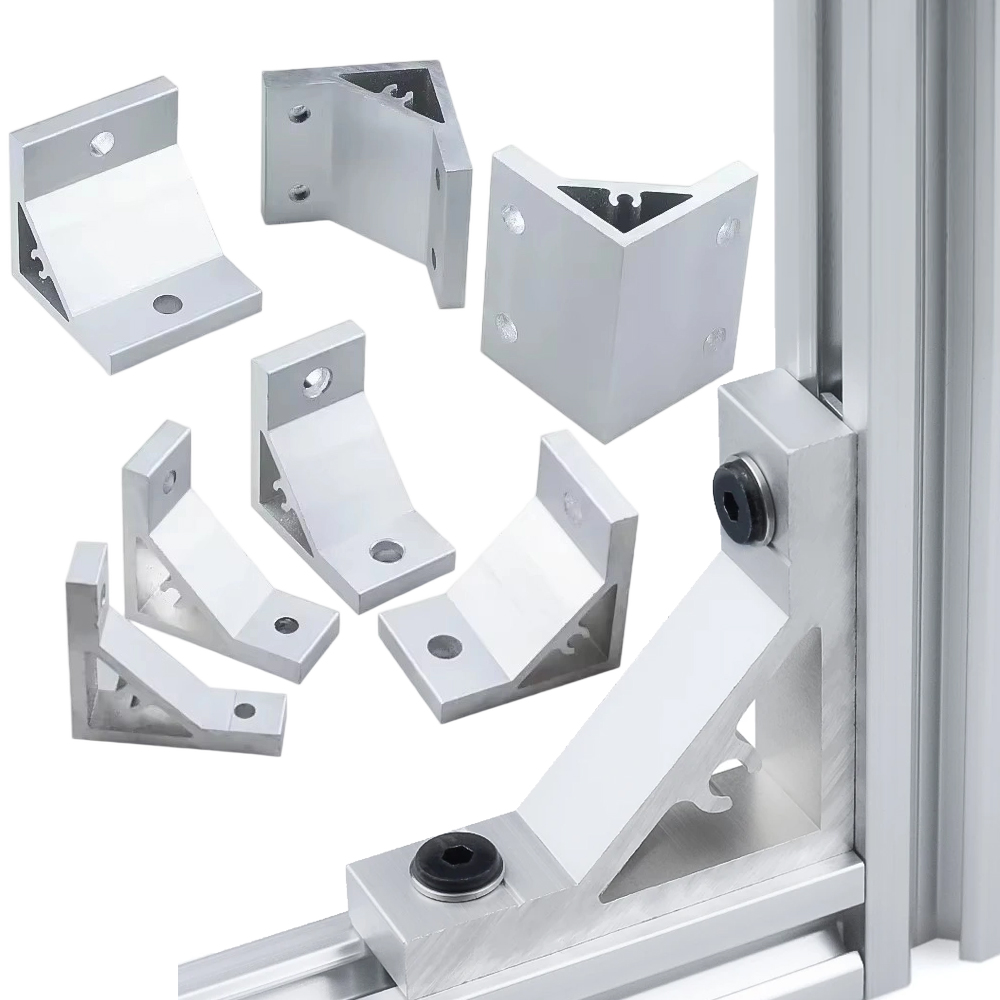 Woodworking Joint - 4 Stück 90-Grad-Eckwinkelhalterung 2020 3030 4040