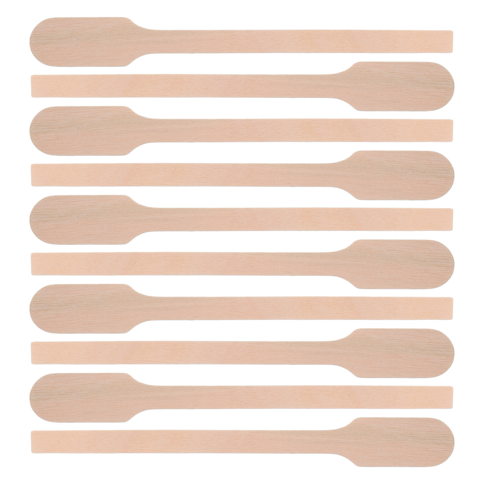 Woodworking Diy Projects - 200 Stück Holz-Rührstäbchen 5 Zoll Flaches
