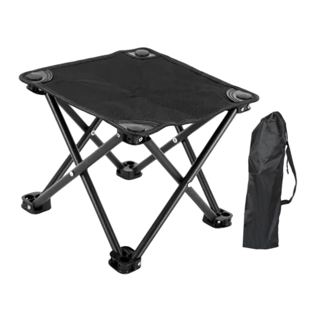 Woodworking Outdoor Furniture - Tragbarer Klapphocker, leichter Mini-Campinghocker für den