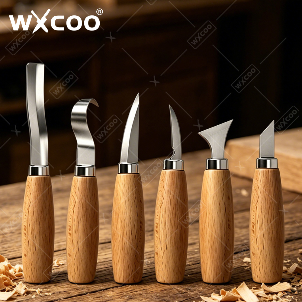 Woodworking Ideas - WXCOO Ergonomischer Holzschnitzhaken, Messer, gebogene Schnitzwerkzeuge