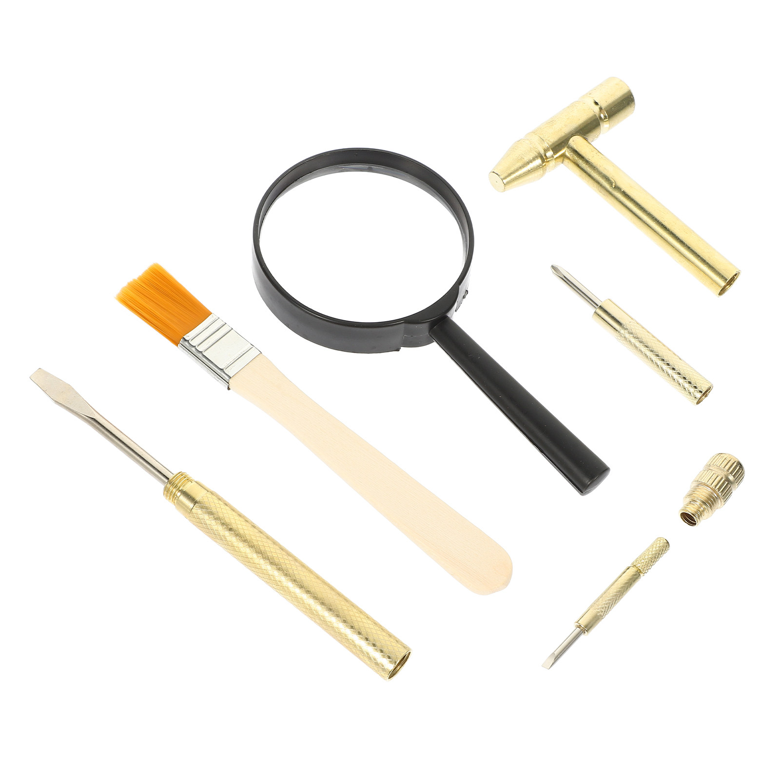 Wood Chisel Set - 1 Set Kinder-Ausgrabungswerkzeug-Set, robustes ABS-Metall, Holzhammer,