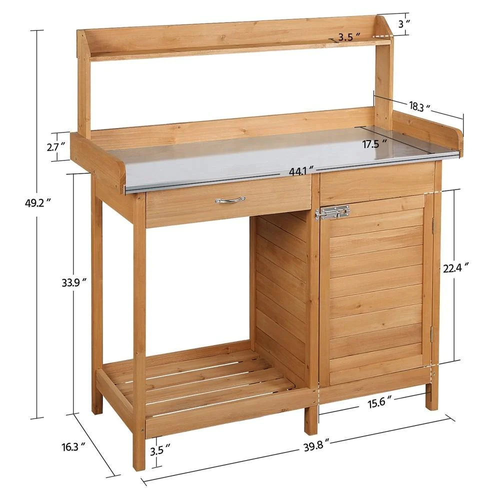 Massivholz-Pflanztisch für den – Woodworking Outdoor Furniture Bewertung und Preis
