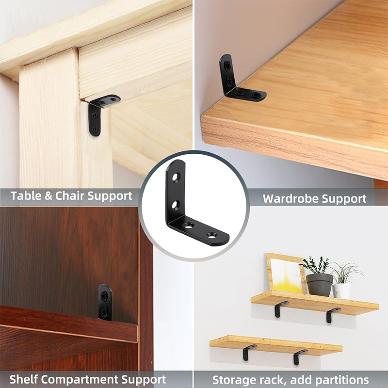 6–20 Stück schwarze Eckstrebe  – Woodworking Joint Bewertung und Preis