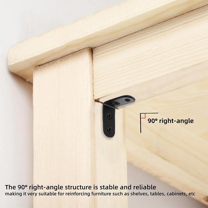 6–20 Stück schwarze Eckstrebe  – Woodworking Joint Bewertung und Preis