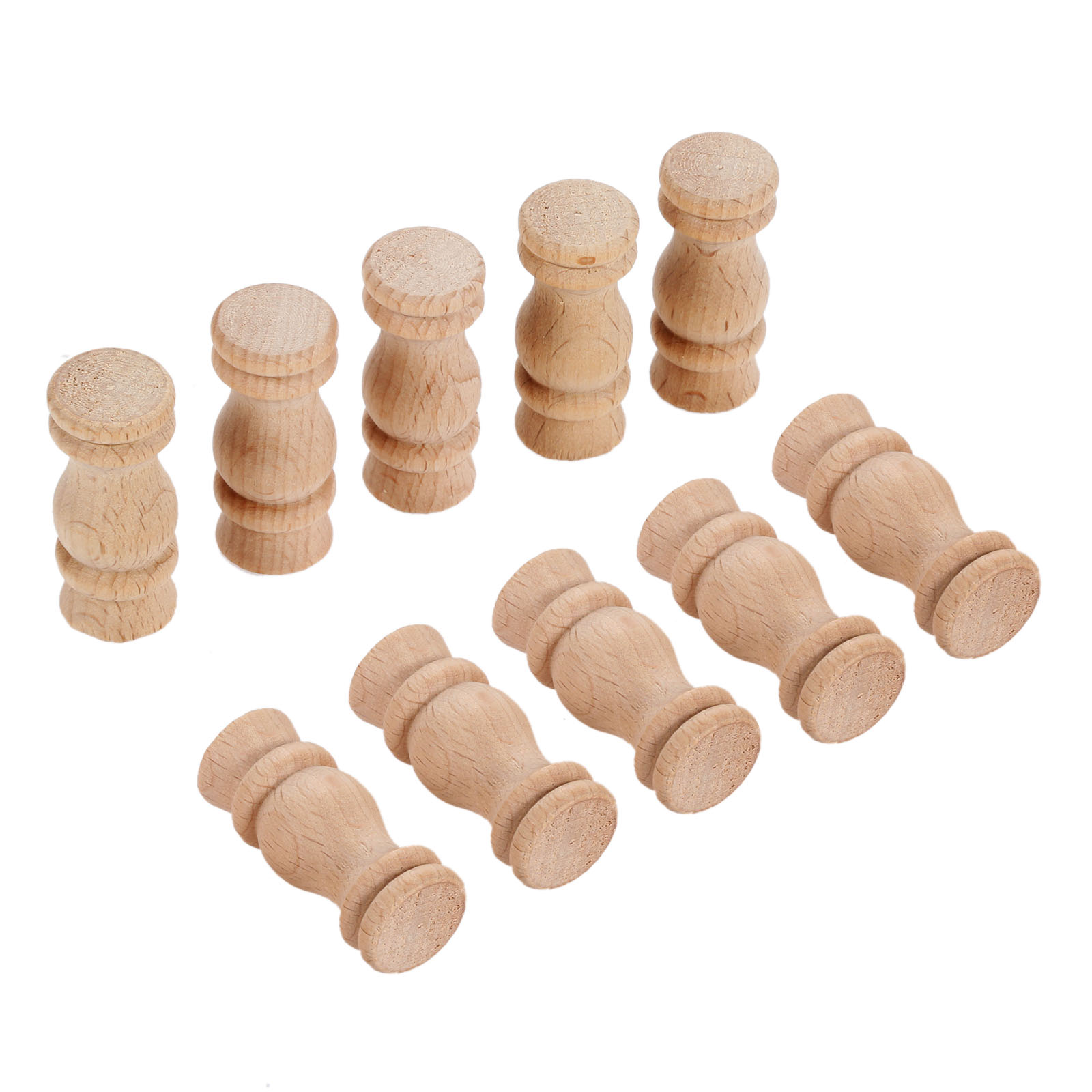 10 Stück 4 x 1,7 cm, unbemalt, – Woodworking Lathe Bewertung und Preis
