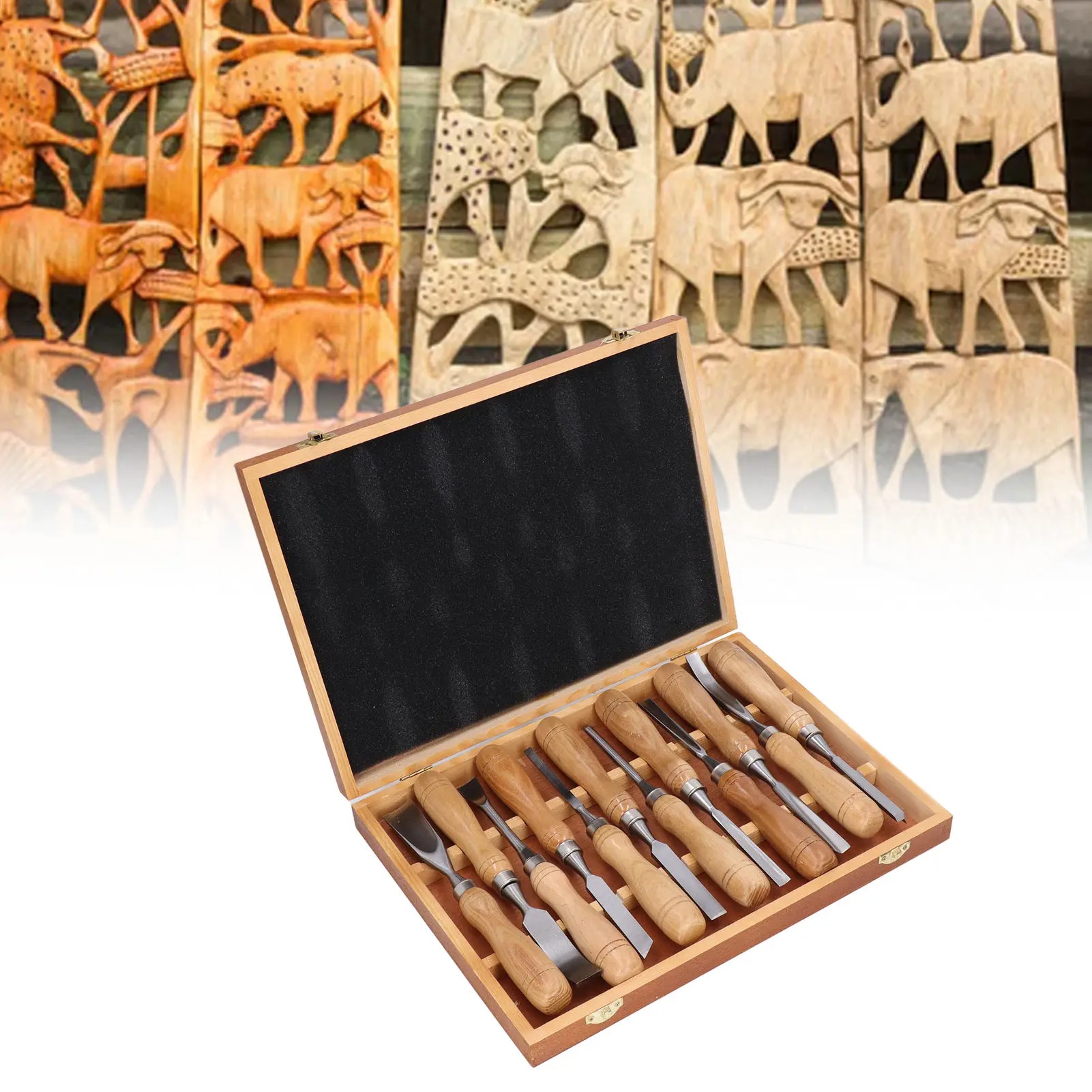 12-teiliges Holzschnitzwerkzeu – Wood Chisel Set Bewertung und Preis