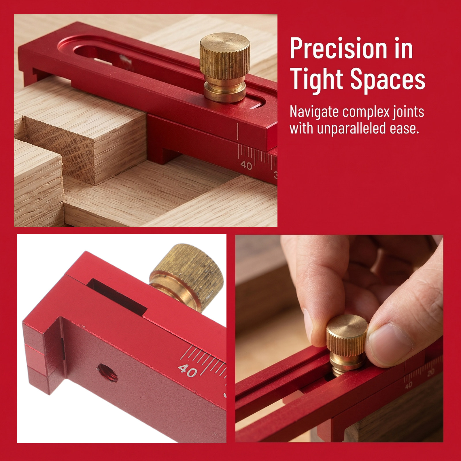 Holzbearbeitungs-Messlineal 5- – Woodworking Joint Bewertung und Preis