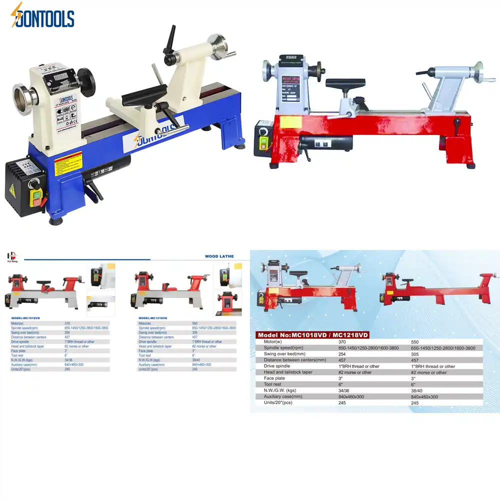 MC 1218 Holzdrehmaschine mit L – Woodworking Lathe Bewertung und Preis